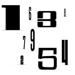 Looping Big Numbers GIF