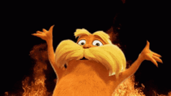 Lorax Fire Burning Background GIF