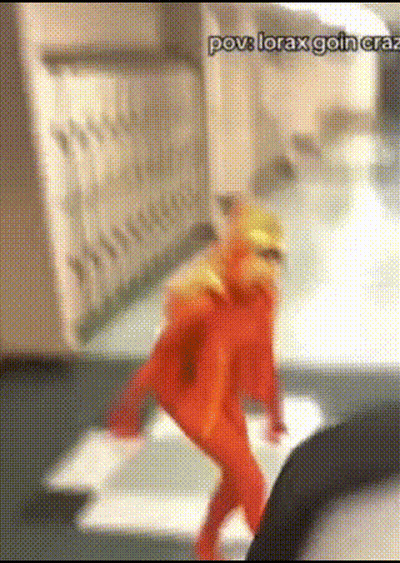 Lorax Going Crazy GIF