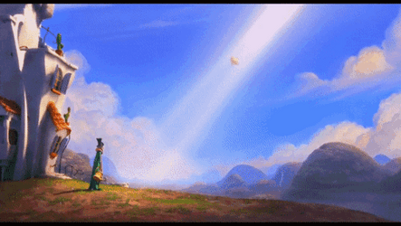 Lorax Going Down To Earth GIF