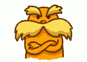 Lorax Moving Sticker Version GIF