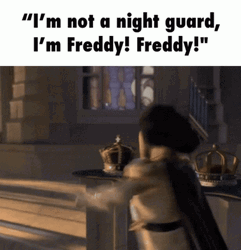Lord Farquaad I'm Not Night Guard GIF
