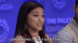 Lord Knows I Don't Go To The Gym GIF