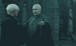 Lord Voldemort Hugging Draco Malfoy GIF