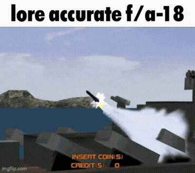 Lore Accurate F/A-18 Video Game Screenshot GIF