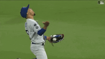 Los Angeles Dodgers Baseball Player Holding Ball GIF