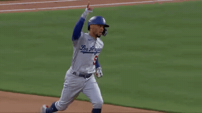 Los Angeles Dodgers Baseball Player Running GIF