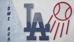 Los Angeles Dodgers Home Run GIF