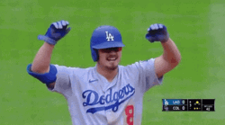 Los Angeles Dodgers Player Hand Gesture GIF