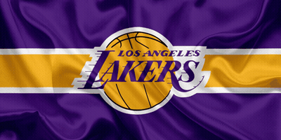 Los Angeles Lakers Logo On Purple GIF
