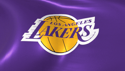 Los Angeles Lakers Logo On Purple GIF