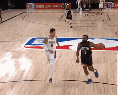 Los Angeles Lakers Vs Houston Rockets Basketball Game GIF
