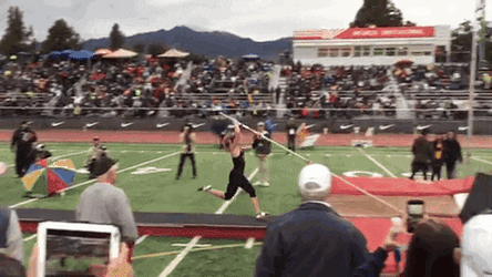 Los Angeles Pole Vault Track GIF