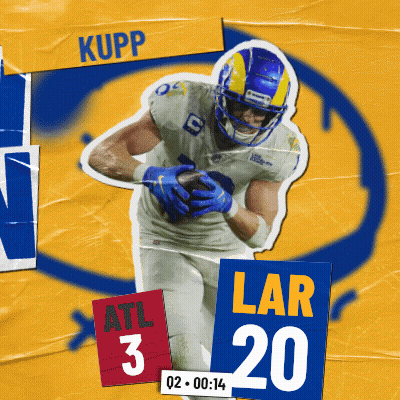 Los Angeles Rams (20) Vs. Atlanta Falcons (3) Second Quarter GIF