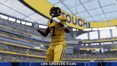 Los Angeles Rams Football Player Running GIF