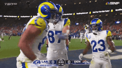 Los Angeles Rams Vs Denver Broncos Football Game GIF