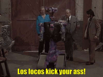 Los Locos Kick Your Balls Into Outer Space GIF