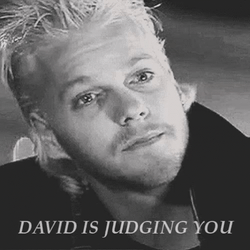 Lost Boys David Is Judging You GIF