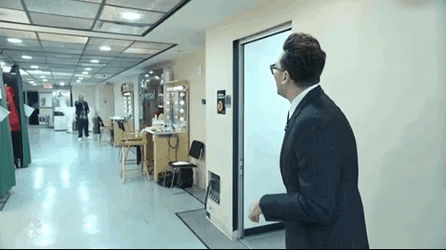 Lost Dan Levy Looking Around GIF