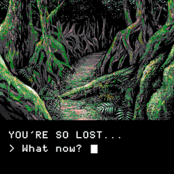 Lost In Forest Text Game