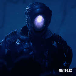 Lost In Space Character Robot Illuminated Face GIF