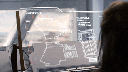 Lost In Space John Robinson Piloting Jupiter 2 GIF