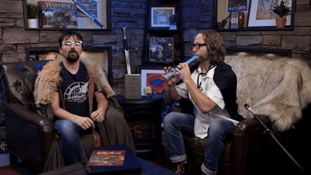 LOTR Nerds Goofing Around GIF