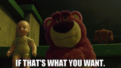 Lotso Asking Questions GIF