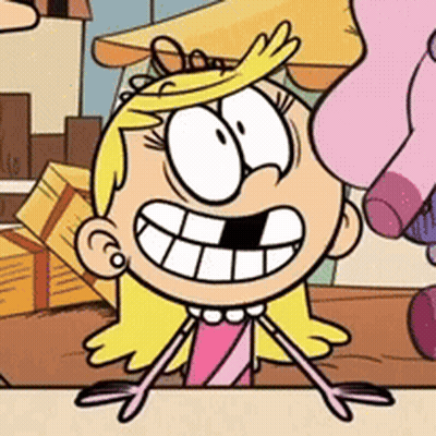 Loud House Character Sitting At Table GIF