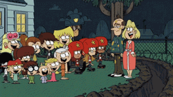 Loud House Mom Family In The Backyard GIF