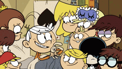 Loud House Mom Group Hug GIF