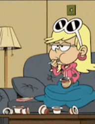 Loud House Mom Leni Eating GIF