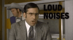 Loud Noises Steve Carell The Office GIF