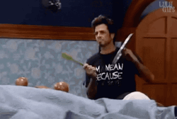 Loud Noises Wake Up Prank GIF