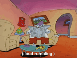 Loud Rumbling House Crash GIF