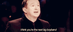 Louis Walsh Commending Proud Contestant  GIF