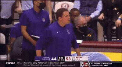 Louisiana Vs Alabama Basketball Game GIF