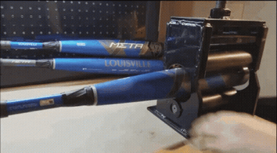 Louisville Baseball Bat Rolled Up GIF