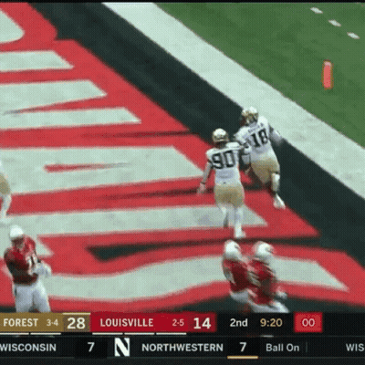 Louisville Vs Wisconsin Football Game GIF