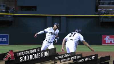 Lourdes Gurriel Jr. Solo Home Run GIF