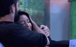 Lovable Girl Hug Romantic Cuddle GIF