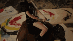  Love Again Song Dua Lipa Riding Bull GIF