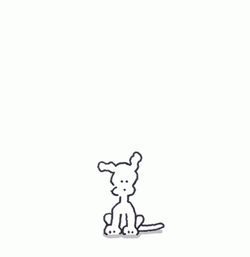 Love Chippy The Dog And Enlarging Heart GIF