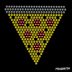 Love Emoji Cool Pizza Collage  GIF