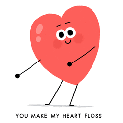 Love Emoji Make My Heart Floss Dancing  GIF
