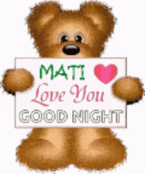 Love Good Night Mati Love GIF