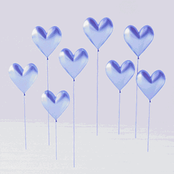 Love Heart Balloons GIF