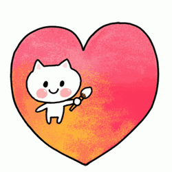 Love Heart Kitten GIF