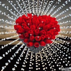 Love Heart Red Flores GIF