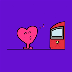 Love Heart Whistling GIF